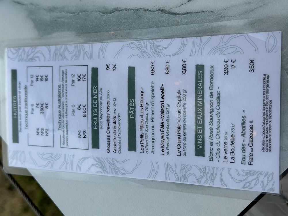 Le Shed Dégustation - Menu Image 4